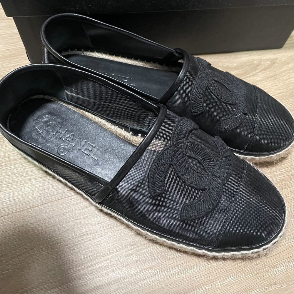 Chanel espadrilles size 37 , gently worn